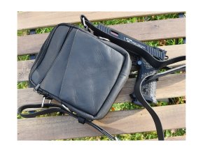 Torba skórzana na pistolet Gunnita czarna