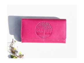 Portfel damski 541 "Drzewo życia 01" fuksja