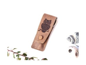 Manikiur 18814 "sowa" brązowy