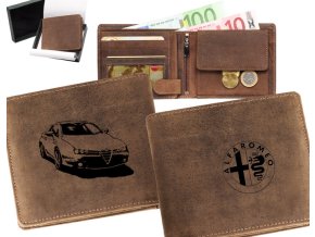 Portfel z samochodem alfa romeo