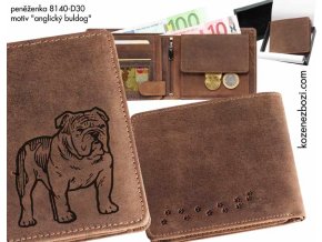 Portfel męski 40 "buldog angielski"