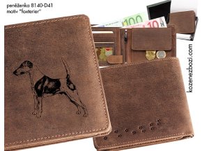 Portfel męski 40 "foxterier"