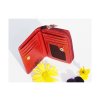 Mały portfel damski 8123 "kocie łapki" czerwony