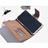 Skórzane etui na telefon iPhone 15 Pro (Kolor Brązowe, Motiv Bulldog francuski)
