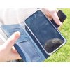 Skórzane etui na telefon  Xiaomi Poco X3 Pro (Kolor Brązowe, Motiv Bulldog francuski)
