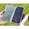 Skórzane etui na telefon  Xiaomi Poco X3 Pro (Kolor Brązowe, Motiv Bulldog francuski)