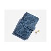 Etui na dokumenty z zapięciem "Damascena dark blue" ciemnoniebieski