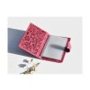 Etui na dokumenty z zapięciem "Damascena rose" różowy