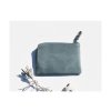 Miniportfel 8888 "Róża wiatrów" szary turkus
