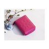 Mały portfel damski 8123 "Slońce ze spiralą" fuksja