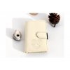 Mały damski portfel 8121 "drzewo życia 02" perlowo biały
