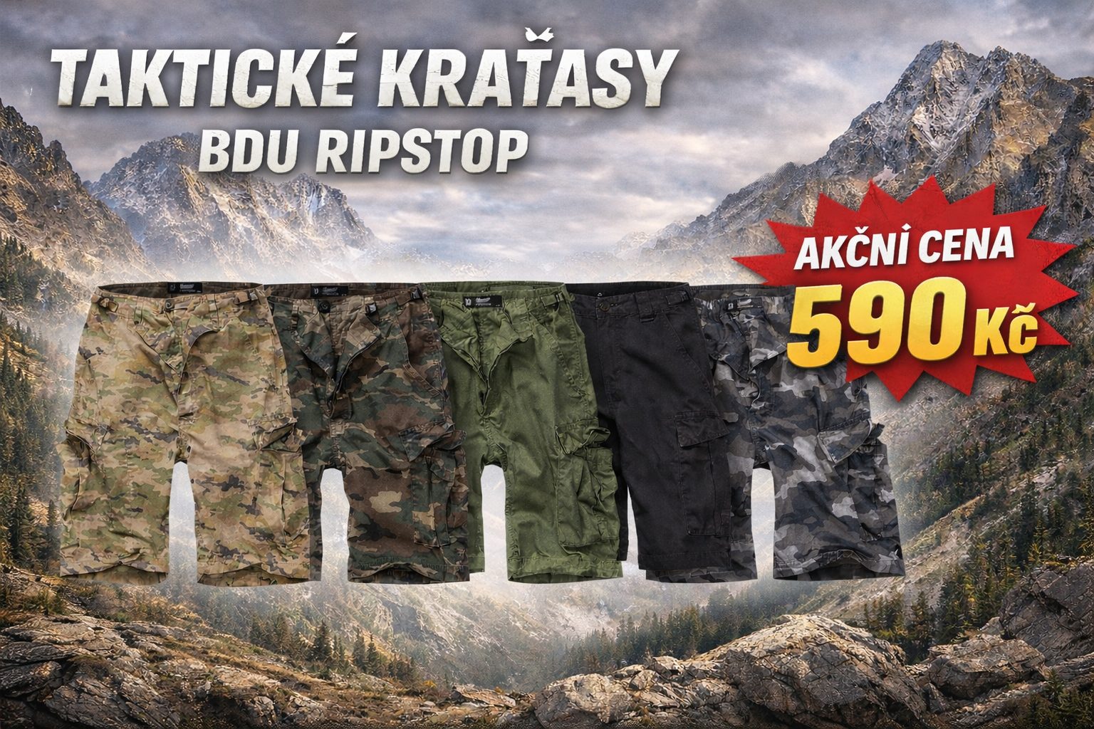 Taktické kraťasy Brandit