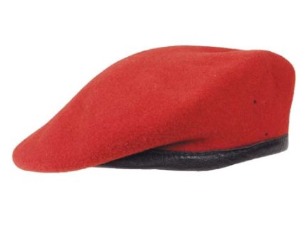 Baret Commando červený