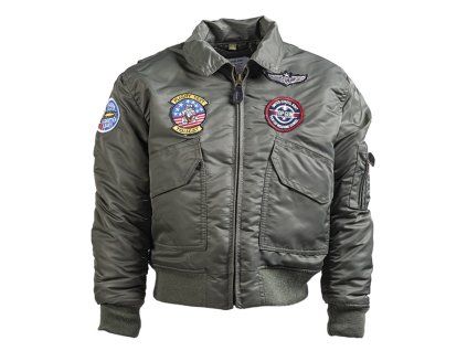 Bunda dětská CWU olive