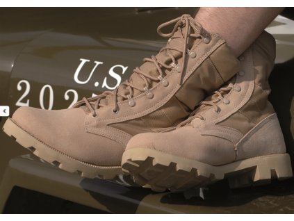 Boty US DESERT Speed Lace KHAKI