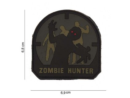 Nášivka z PVC Hunter Zombie ACU-A