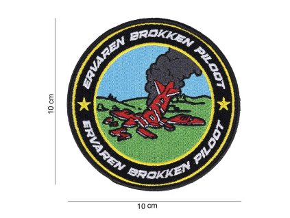 Nášivka Brokken piloot with hook and loop