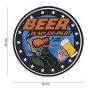 Nášivka 3D PVC Beer is my Co-pilot