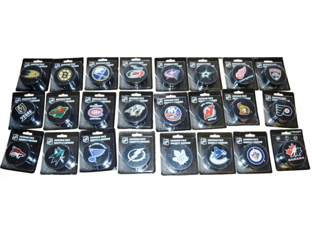 Fanúšikovský puk NHL Logo Blister (1ks)