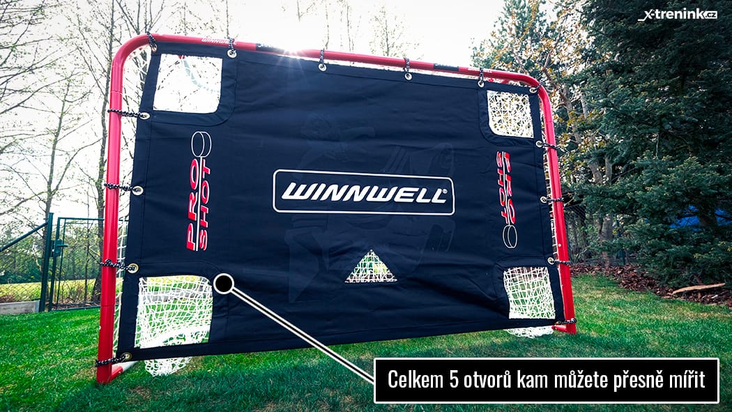 Střelecká plachta na branku Winnwell Pro Shot 72"