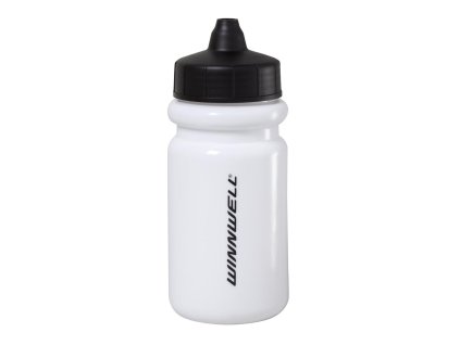 Hokejová láhev Winnwell 500ml s netekoucím víčkem s logem  bílá, 500 ml