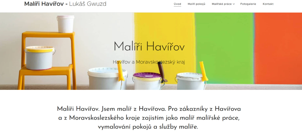 Případová studie, online marketing: Malíři Havířov