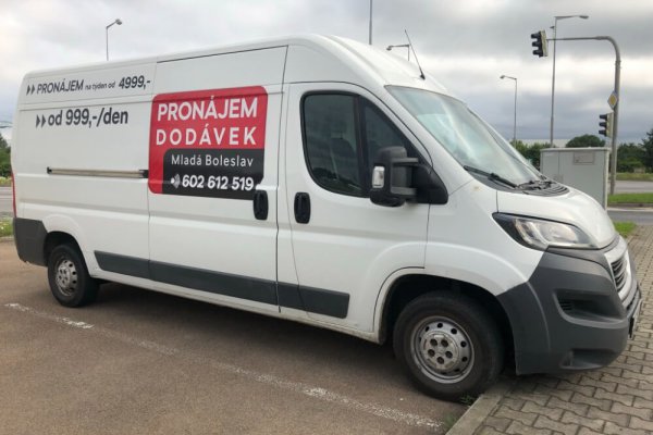 Případová studie, online marketing: Půjčovna dodávek Mladá Boleslav
