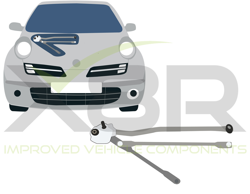 nissan-micra-k12-wiper-linkage-worn-popped-off-fault