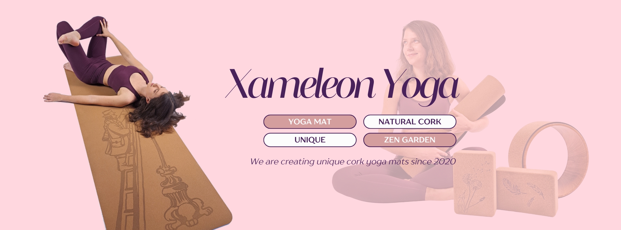 We are creating unique cork yoga mats since 2020