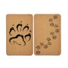 cat footprints set