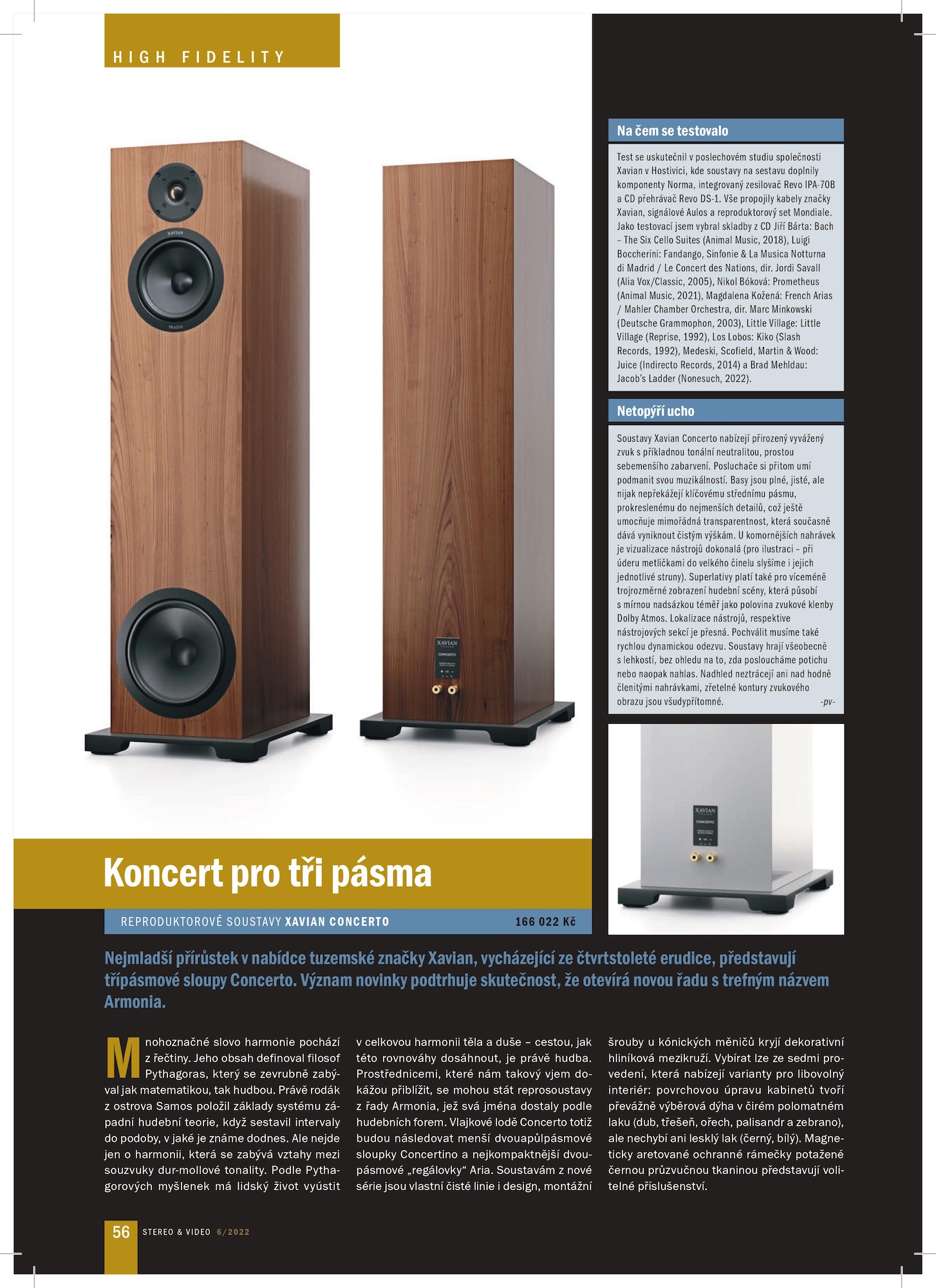 Xavian Concerto / Stereo&Video (CZ)