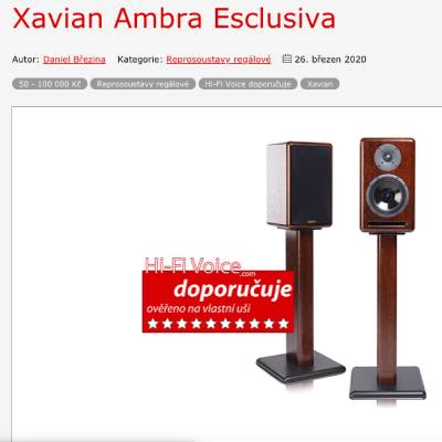 Xavian Ambra Esclusiva / Hi-Fi Voice.com (Česká republika)