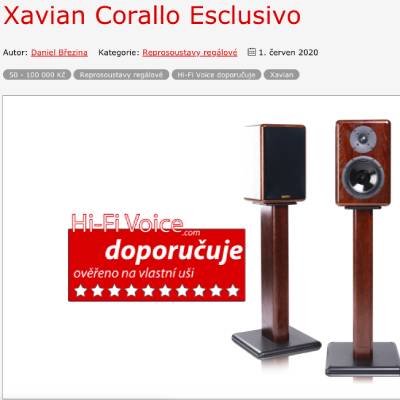 Xavian Corallo Esclusivo / Hi-Fi Voice.com (Česká republika)