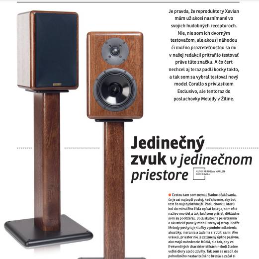 Xavian Corallo Esclusivo / HIGH&Style (Slovensko)