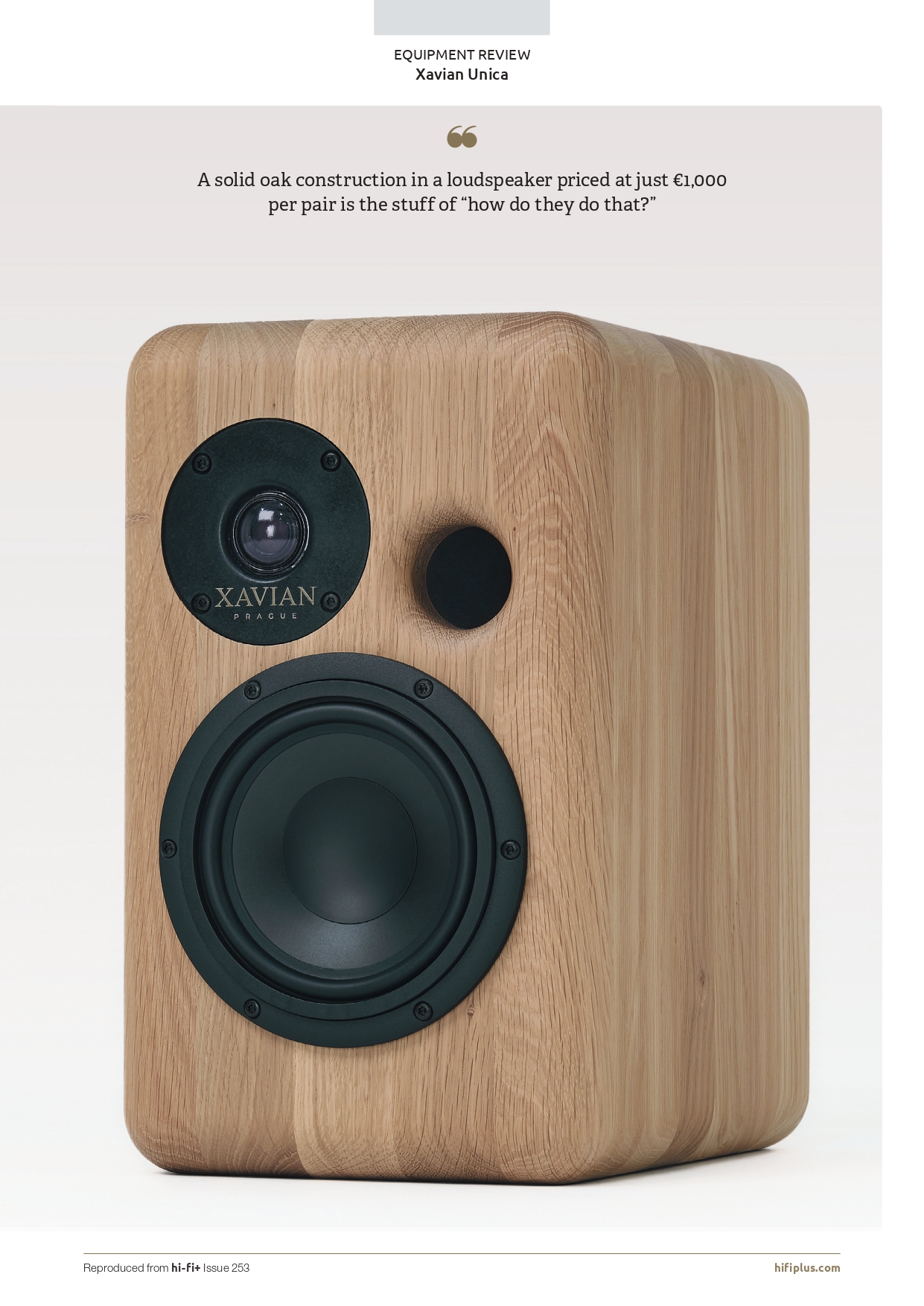 XAVIAN Unica / hi-fi+ (UK)