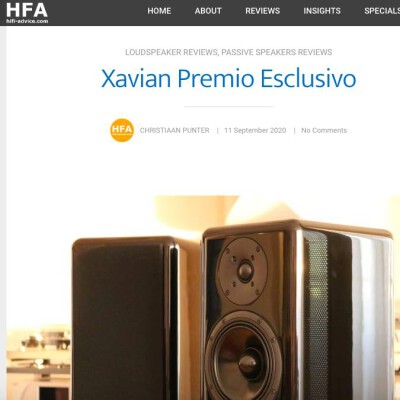 Xavian Premio Esclusivo / Hifi Advice (Holandsko)