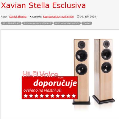 Xavian Stella Esclusiva / Hi-Fi Voice.com (Česká republika)