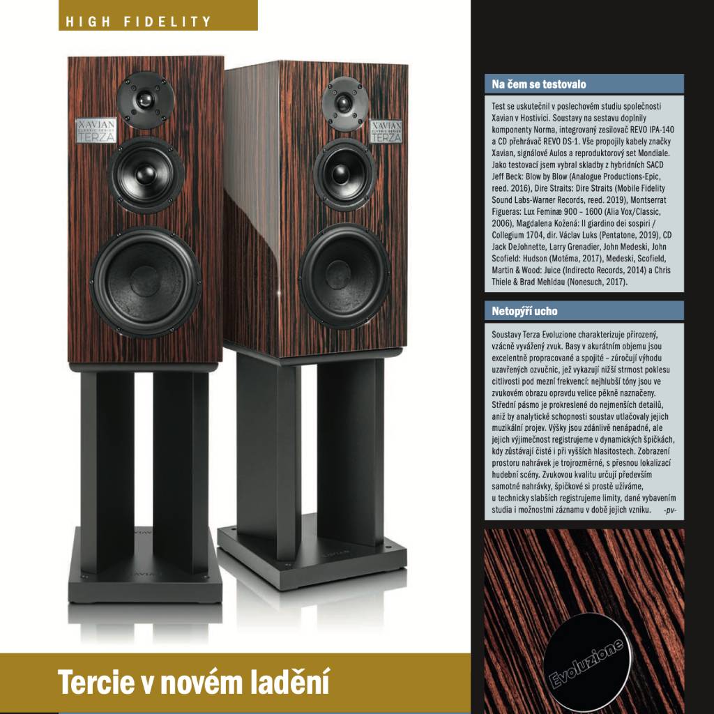 Xavian Terza Evoluzione / Stereo & Video