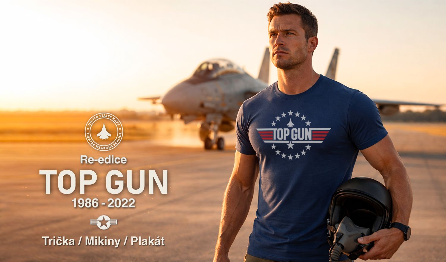 Top Gun Reedice triček a mikin - Banner
