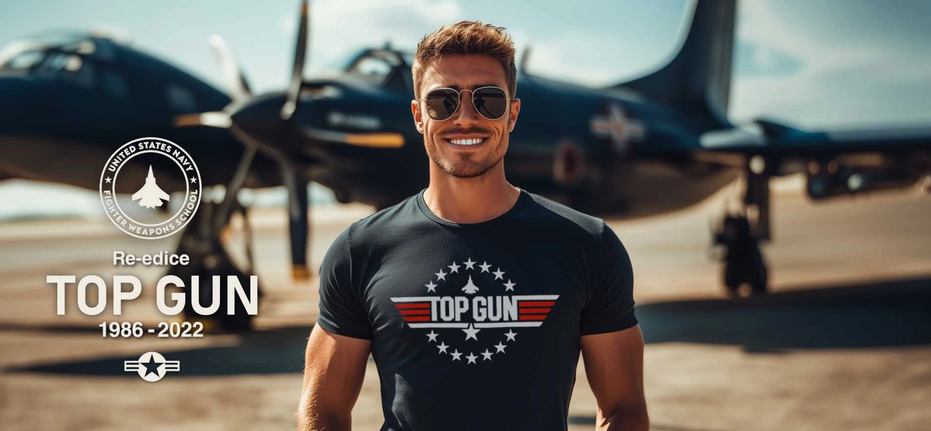 Top Gun Reedice triček a mikin - Banner  Desktop