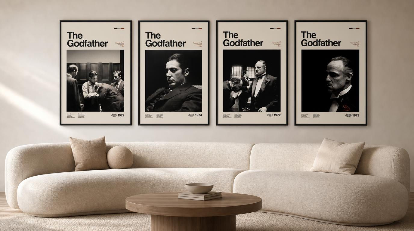 plakaty-kmotr-obyvaci-pokoj-Al-pacino-Marlon-brando-Vito-Corleone