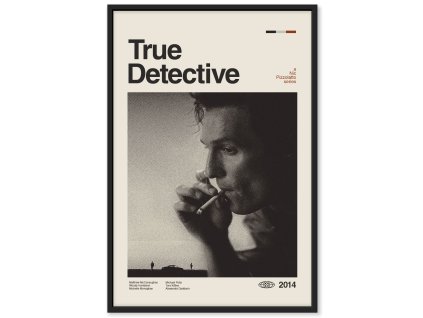 Temný případ plakát True Detective minimalistický xavier.cz studio