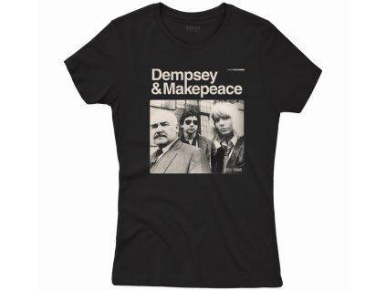 Dámské retro tričko Dempsey a Makepeaceová černá