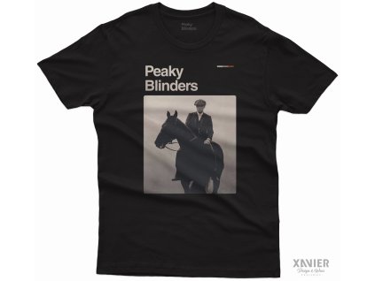 Tričko Peaky Blinders pánské Gangy z Birminghamu černé