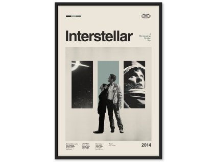 Interstellar plakat minimalistický xavier
