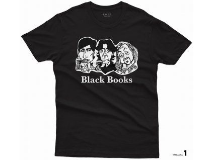 Pánské tričko Black Books s potiskem