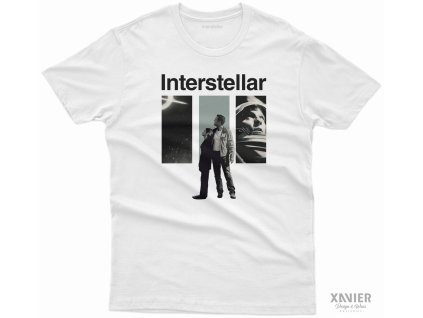 Interstellar Tričko s potiskem pánské xavier