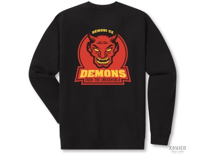 mikina Demoni OLD classic zada