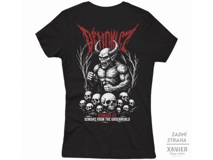 Dámské Demoni lebky zada