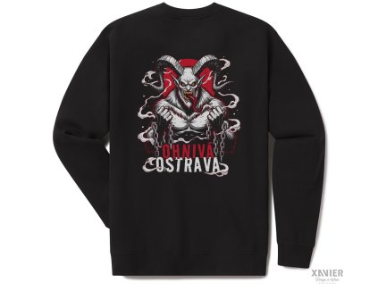 mikina Demoni Ostrava classic zada